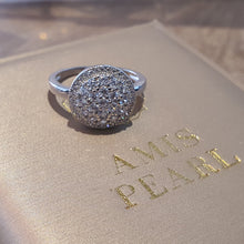 Load image into Gallery viewer, Bridal promises Ring (c-z 5A), Sterling Silver