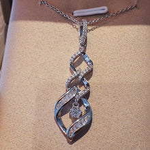 Load image into Gallery viewer, Promises of Love Necklace (5A), Sterling Silver