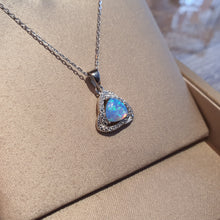 Load image into Gallery viewer, Opal Pendant + Chain, Sterling Silver