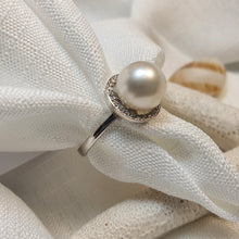 Load image into Gallery viewer, Large Freshwater Pearl Ring, Sterling Silver