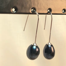 Load image into Gallery viewer, Multicoloured Freshwater Drop Pearl, Sterling Silver