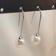 Load image into Gallery viewer, Multicoloured Freshwater Drop Pearl, Sterling Silver