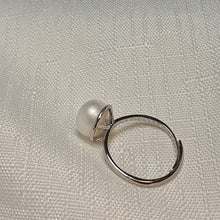 Load image into Gallery viewer, Large Freshwater Pearl Ring, Sterling Silver