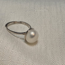 Load image into Gallery viewer, Large Freshwater Pearl Ring, Sterling Silver