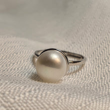 Load image into Gallery viewer, Large Freshwater Pearl Ring, Sterling Silver