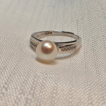 Load image into Gallery viewer, Freshwater Pearl Ring, Sterling Silver