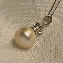 Load image into Gallery viewer, Crown Edison Baroque Pearl Necklace, Sterling Silver