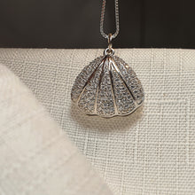 Load image into Gallery viewer, Seashell & Freshwater Pearl Pendant, Sterling Silver