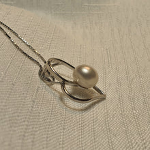 Load image into Gallery viewer, Heart & Freshwater Pearl Pendant, Sterling Silver