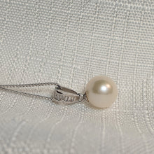 Load image into Gallery viewer, Round Freshwater Pearl Necklace, Sterling Silver
