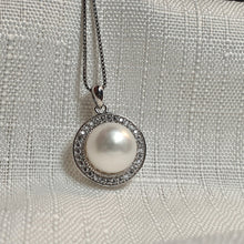 Load image into Gallery viewer, Freshwater Pearl Pendant & Chain, Sterling Silver