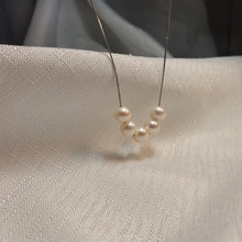 Load image into Gallery viewer, Round Freshwater Pearl Necklace, Sterling Silver