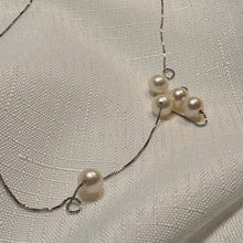 Load image into Gallery viewer, Round Freshwater Pearl Necklace, Sterling Silver