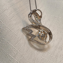 Load image into Gallery viewer, Swan & Freshwater Necklace, Sterling Sliver
