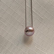 Load image into Gallery viewer, Freshwater Pendant and Chain, Sterling Silver