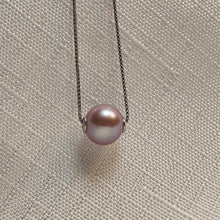 Load image into Gallery viewer, Freshwater Pendant and Chain, Sterling Silver