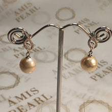 Load image into Gallery viewer, Large Baroque Pearl Earrings, Sterling Silver