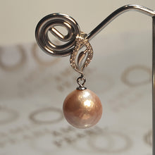 Load image into Gallery viewer, Large Baroque Pearl Earrings, Sterling Silver