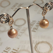 Load image into Gallery viewer, Large Baroque Pearl Earrings, Sterling Silver