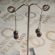 Load image into Gallery viewer, Black Freshwater Pearl, Sterling Silver