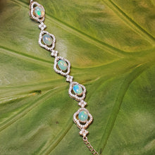 Load image into Gallery viewer, Natural Opal Bracelet, Sterling Silver