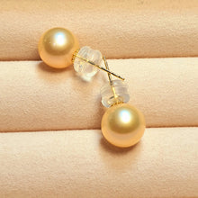 Load image into Gallery viewer, Freshwater Cultured Multi-colour Pearl Stud Earring, 18k Gold