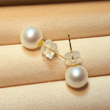 Load image into Gallery viewer, Freshwater Cultured Multi-colour Pearl Stud Earring, 18k Gold