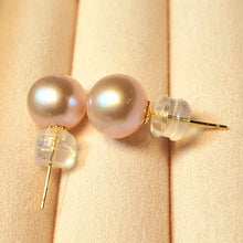 Load image into Gallery viewer, Freshwater Cultured Multi-colour Pearl Stud Earring, 18k Gold