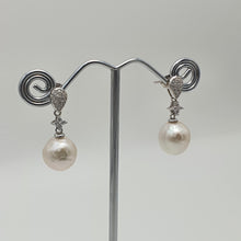 Load image into Gallery viewer, Edison Pearl Earrings, Sterling Silver