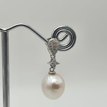 Load image into Gallery viewer, Edison Pearl Earrings, Sterling Silver