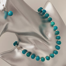 Load image into Gallery viewer, Large Turquoise & Pearl Strand Set, Sterling Silver