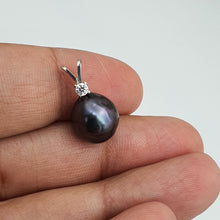 Load image into Gallery viewer, Tahitian Baroque Pearl Pendant, 18k Gold