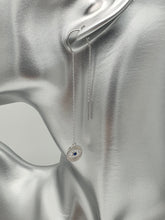 Load image into Gallery viewer, Evil Eye _ Nazar Earrings, Sterling Silver