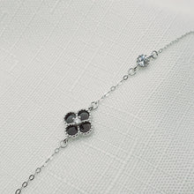 Load image into Gallery viewer, Black Clover Bracelet, silver jewellery