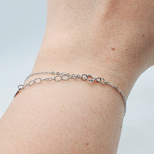 Load image into Gallery viewer, Small Clover Bracelet, silver jewellery, Bracelet Clasp