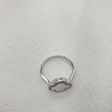 Load image into Gallery viewer, Natural Gemstone Clover Ring, Sterling Silver