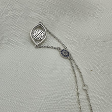 Load image into Gallery viewer, Evil Eye Double Icon Bracelet, Sterling Silver