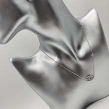 Load image into Gallery viewer, Large Evil Eye Necklace, Sterling Silver