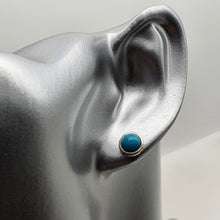 Load image into Gallery viewer, Turquoise Stud Earring, Sterling Silver