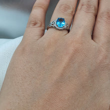 Load image into Gallery viewer, Sky Blue Topaz Jewellery Set, Sterling Silver