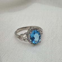 Load image into Gallery viewer, Sky Blue Topaz Jewellery Set, Sterling Silver