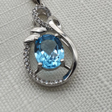 Load image into Gallery viewer, Sky Blue Topaz Jewellery Set, Sterling Silver
