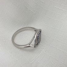 Load image into Gallery viewer, Evil eye Icon Ring, Sterling Silver