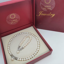 Load image into Gallery viewer, Freshwater Cultured Pearl Set, Sterling Silver