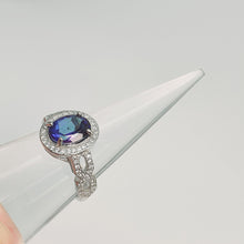 Load image into Gallery viewer, Tanzanite Gemstone Ring, Sterling Silver