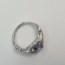 Load image into Gallery viewer, Tanzanite Gemstone Ring, Sterling Silver