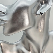 Load image into Gallery viewer, Freshwater Pearl Drop Earring, Sterling Silver
