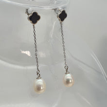 Load image into Gallery viewer, Freshwater Pearl Drop Earring, Sterling Silver