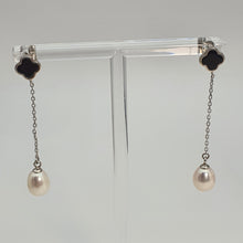 Load image into Gallery viewer, Freshwater Pearl Drop Earring, Sterling Silver