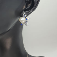 Load image into Gallery viewer, Freshwater Button Pearl Set, Sterling Silver